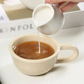 1pc A unique checkerboard ceramic coffee cup - perfect for coffee, milk, tea - an ideal gift for friends and home decor