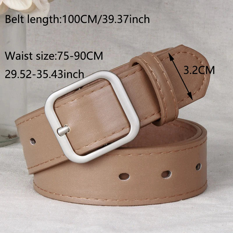 Women's Trousers Belt Designer Casual Fashion Belts for Lady Black Brown White Belt for Jeans Belts Female Waist Belt Strap BF20