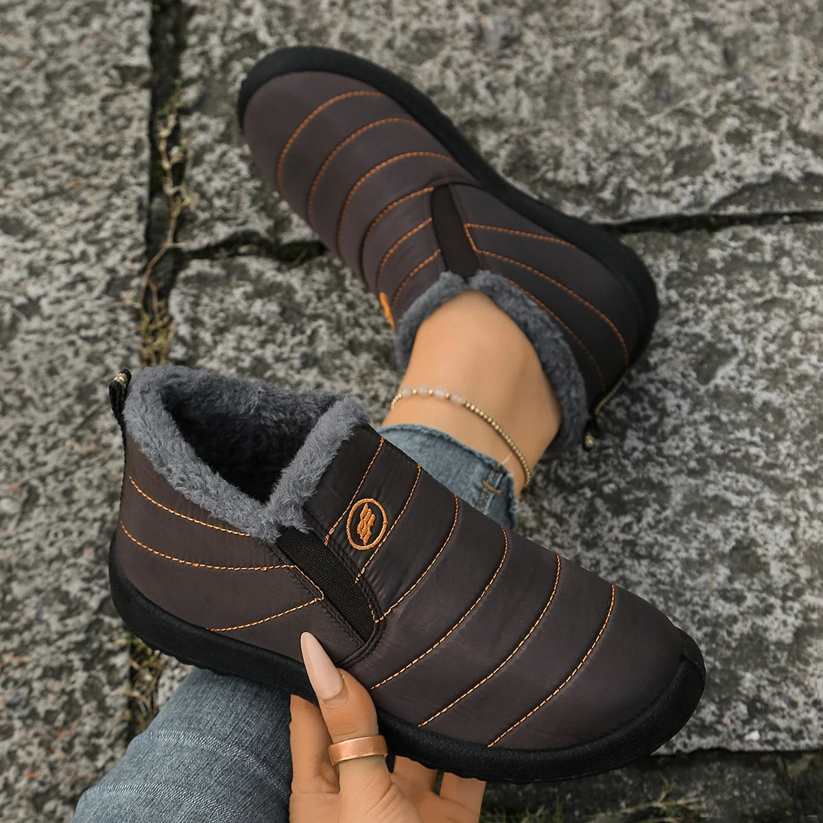 Women's shoes Women's cotton boots for autumn and winter are warm, comfortable and anti-slip Shoes woman free shippiing shoes