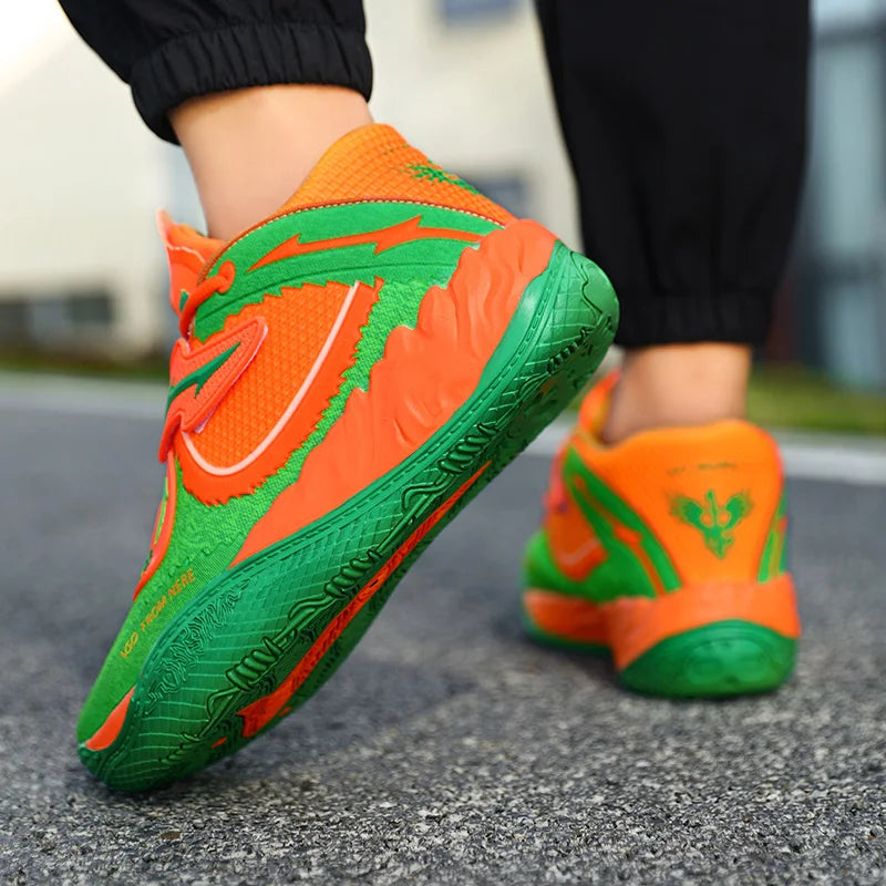 Men's Athletic Basketball Sneakers - Breathable Cushioning Non-Slip Gym Training Running Shoes for Men And Women