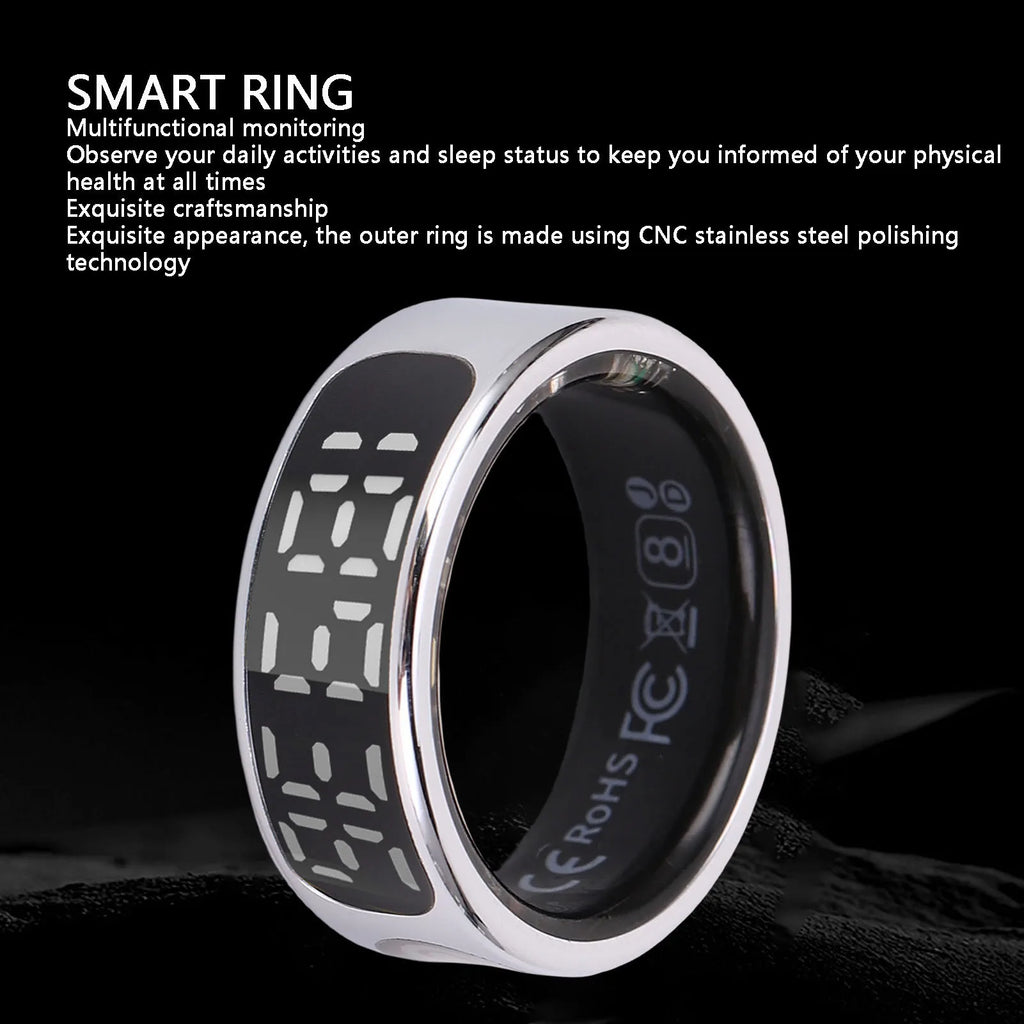 Smart  Sports Sleep Monitoring  Control Stainless Steel Health   with Display Screen Smart Health