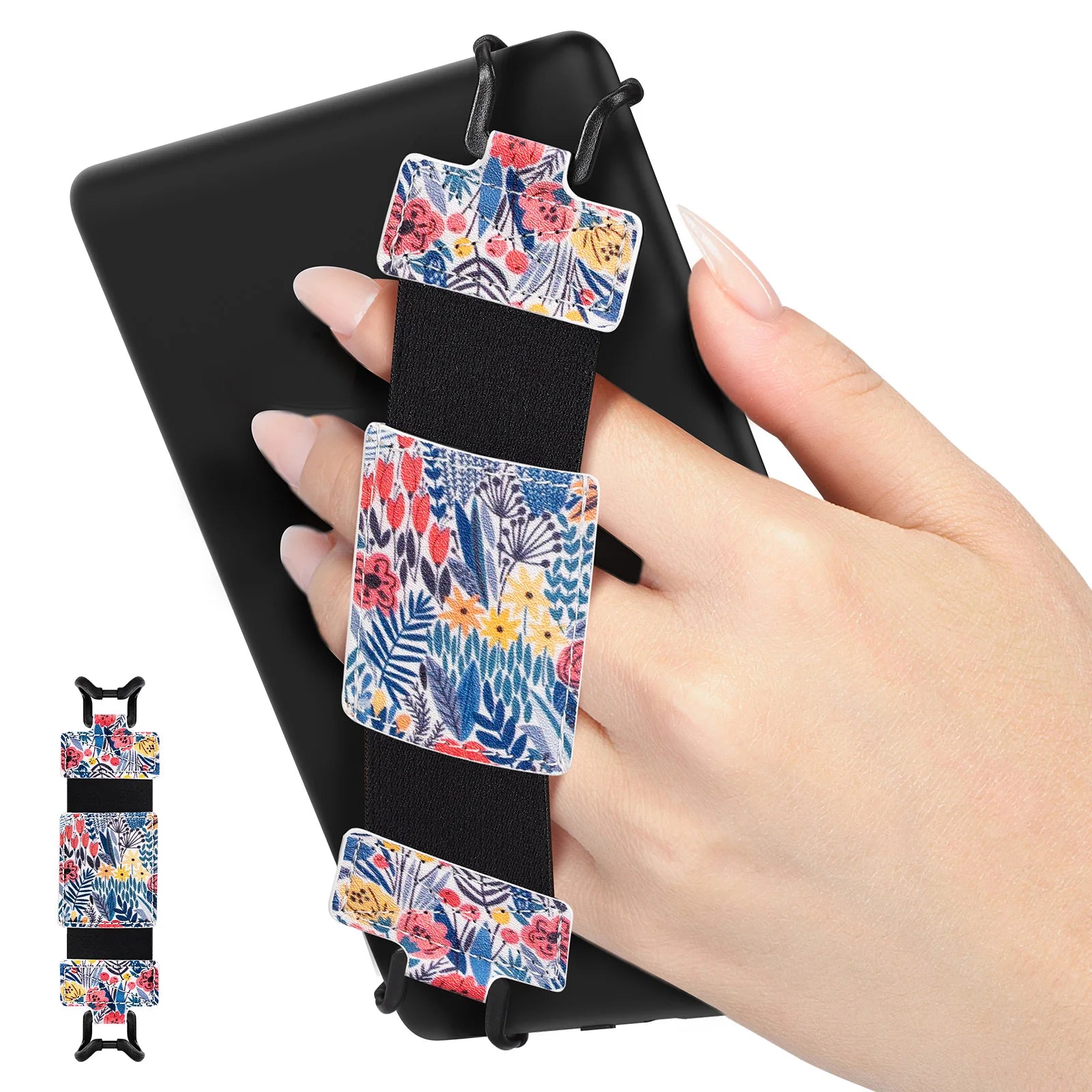 High-Elasticity Hand Strap Lightweight Finger Grip Holder for 6-8" Kindle eReaders Fire Tablet Kindle/Kobo/Voyaga - Free Item.