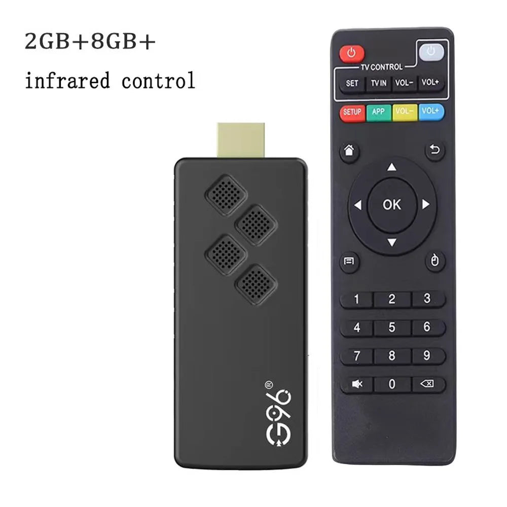New Smart TV Stick Q2 High-performance Android 14.0 4K Ultra HD Dual Wifi 6 Bluetooth 5.0 Multi Language Streaming Media Player