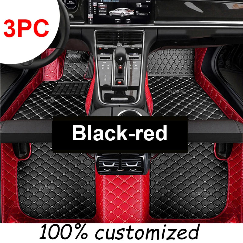 Car Floor Mats For Ford Mondeo MK4 2007 2008 2009 2010 2011 2012 2013 Auto Luxury Leather Men Women Car Mats Full Coverage
