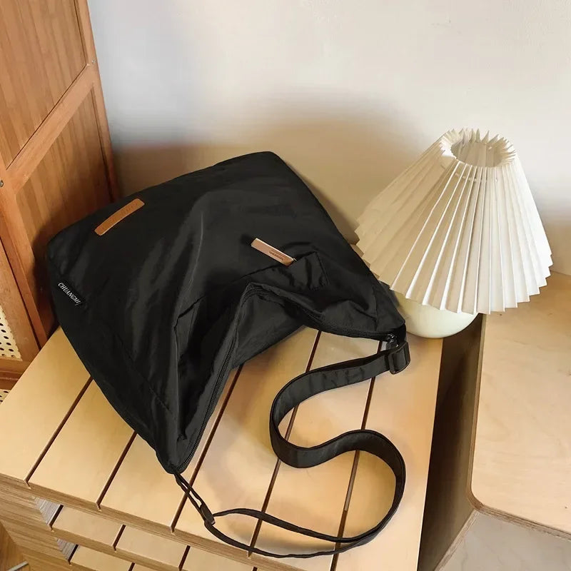 Japanese Women Men Shoulder Crossbody Bag Large Canvas Messenger Bags for Student 2024 Brand Book Bags Female Handbag Satchels