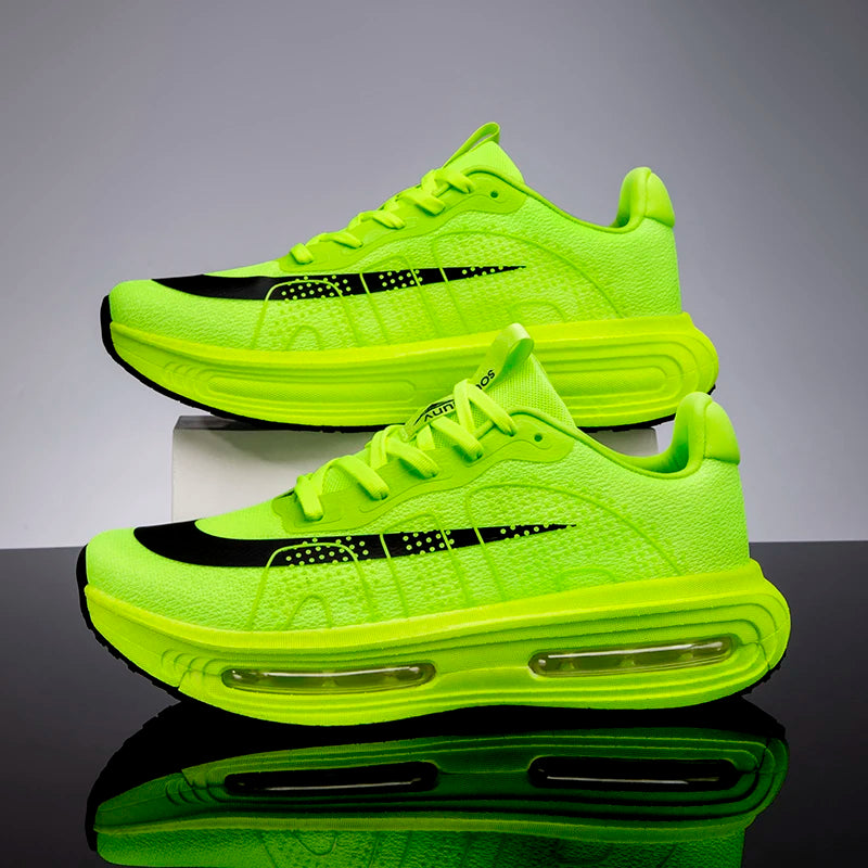 Men Sports Running Shoes Casual Marathon Breathable Lightweight Women's Comfortable Athletic Nonskid Walking Sneakers