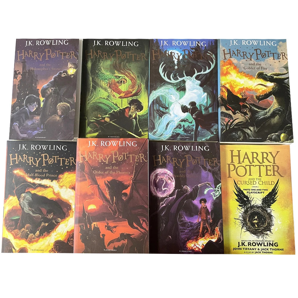 Famous English Stories 8 Books Set Reading Library Kids Toys English Educational Gifts English Books English Novels