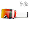 Fashion Adult Ski Goggles HD Lenses Skiing Glasses All Day Wear Snow Mountain Sports Snowmobile Snowboard Accessories