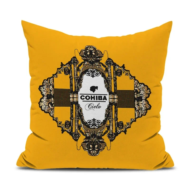 Cushion Cover 45x45 Cushions Covers for Bed Pillows C-cohiba Couple Pillow Pillowcases 50x50 Pilow Cases Car Decoration Anime