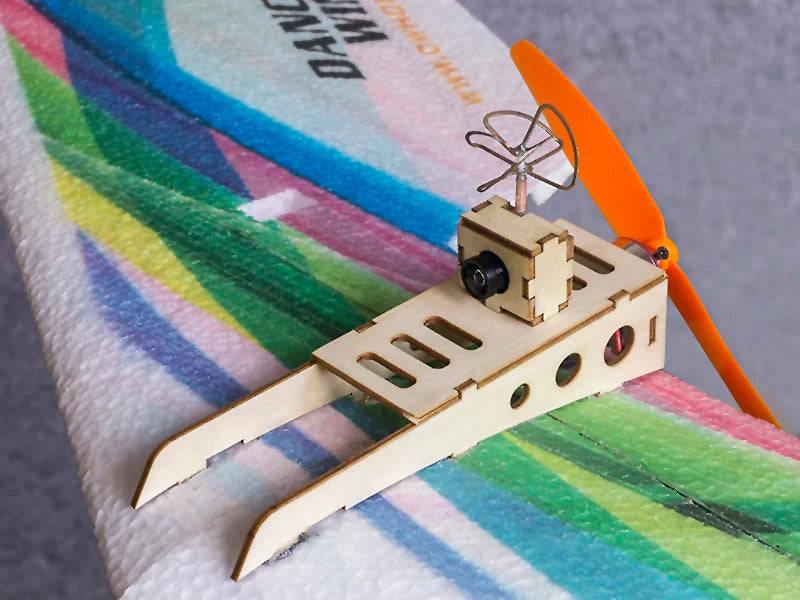 RC Plane EPP Airplane Model DW HOBBY Rainbow Fly Wing 800mm Wingspan Tail push version RC Airplane Kit