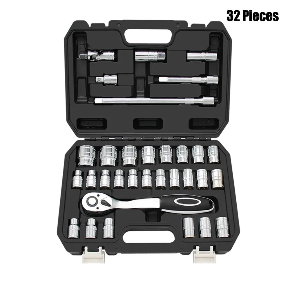 Auto Repair Toolbox Set Auto Repair Repair Car Socket Wrench Germany Multi-function Casing Combination