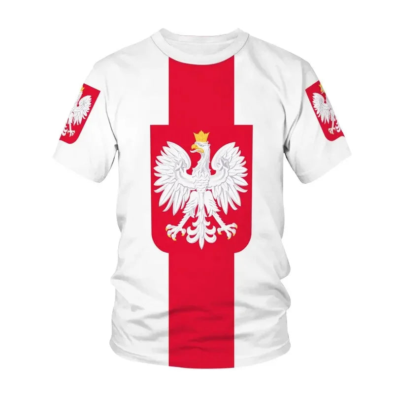 Russia Flag 3D Print T Shirt For Men Clothing Russian Nation Emblem Graphics T-shirt Cool Street Short Sleeved Tee Shirts Tops