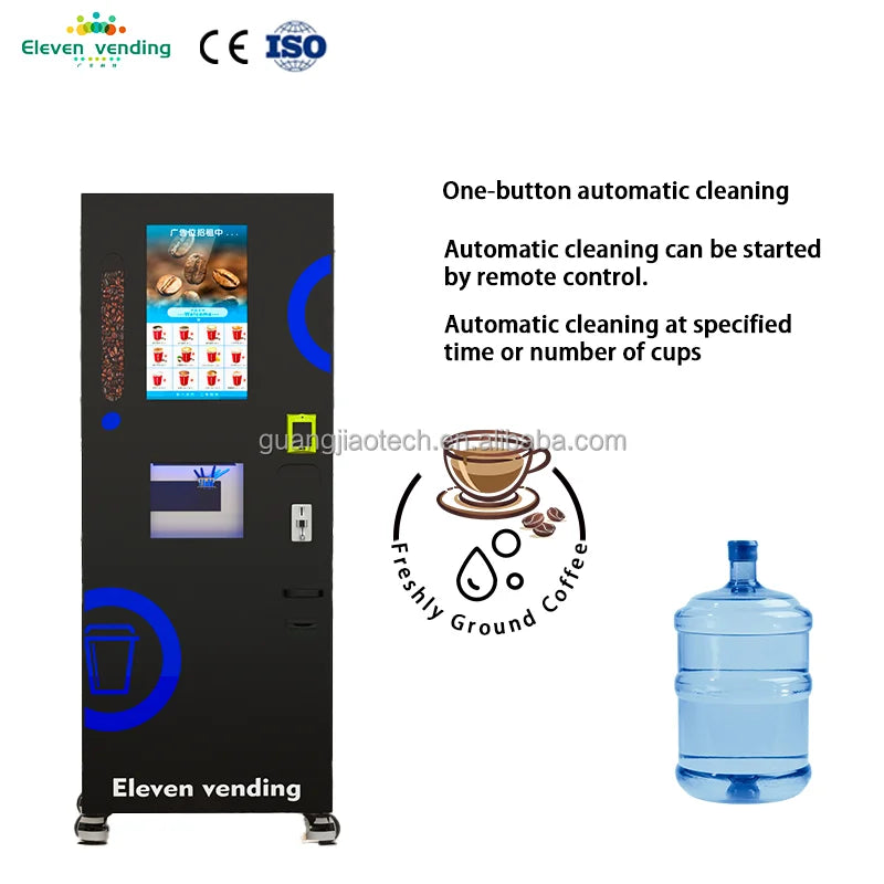 Automatic Fresh Ground Coffee Vending Machine and 24/7 On-Demand Premium Brew