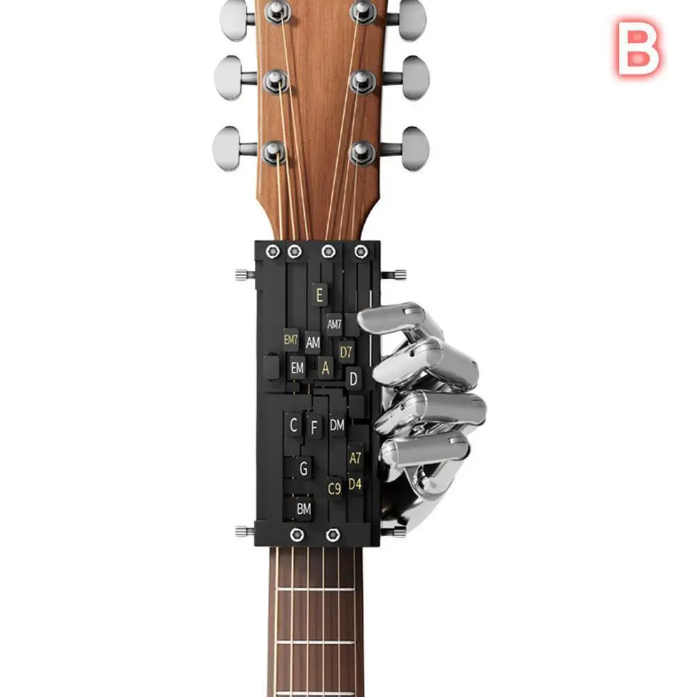 Guitar Aid Chords,Portable Guitar Learning System Teaching Beginner Trainer Practice Tools for Beginners Friends Family Adults