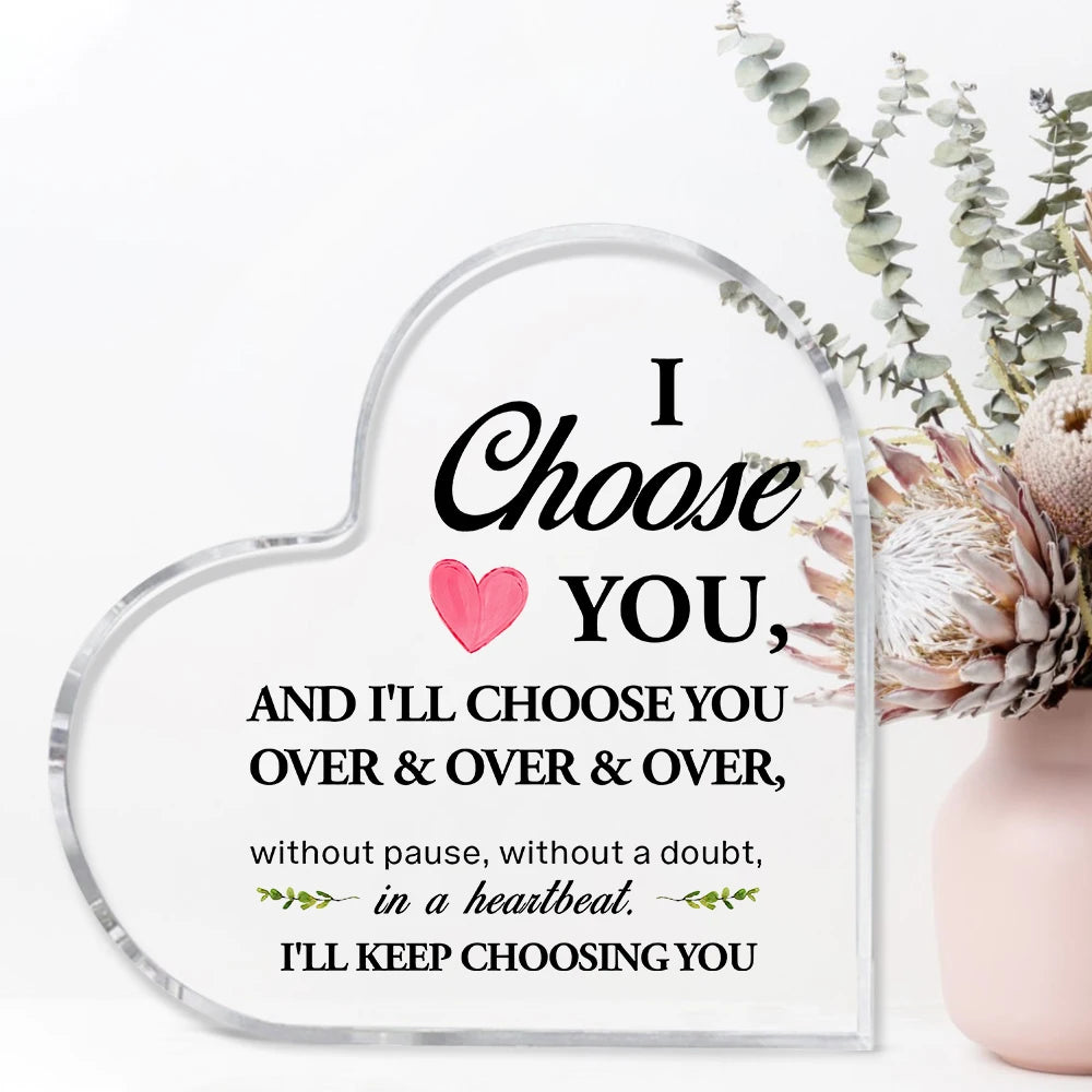 Valentines Day Gifts for Him,Valentines Gift Ideas for Husband,Gifts for Husband,Wedding Gifts for Him,I Choose You Gift for Him