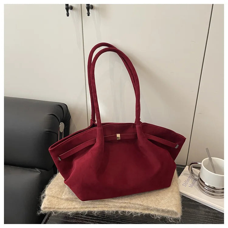 Autumn Women Leisure Shoulder Bag Comfortable and Versatile Texture Crossbody Tote Handle Bag Fashion Luxury Simple Storage Bag