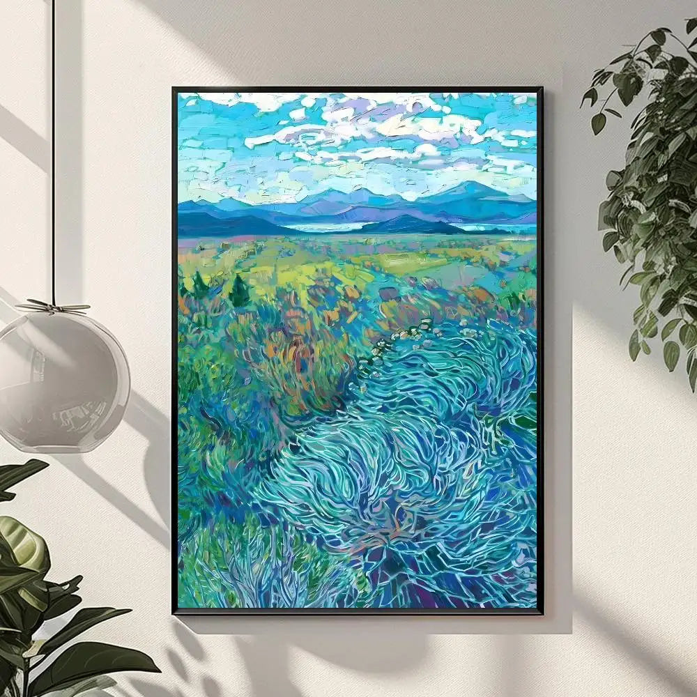 Paint by Numbers For Adult Kit Gorgeous Color Abstract Art Erin Hanson DIY acrylic Oil Painting Canvas by Number Home Decor