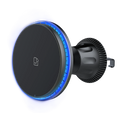 Magnetic Car Wireless Charger. Super Strong Magnetic Adsorption.Small Size And Portable.Fast charging.Blue Light/Scrolling Light