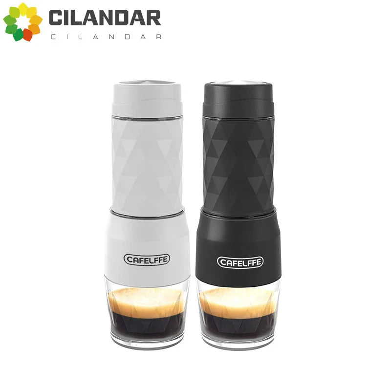 Portable fully automatic Italian espresso capsule coffee machine