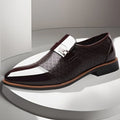 Classic Men's Shoes Buniness Dress Shoes Office Non-slip Leather Shoes Slip on Wedding Formal Oxfords PU Leather Work Loafers