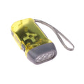 LED Hand Pressing Dynamo Crank Power Wind Up Flashlight Mini Self Generating Torch Camping Lamp Outdoor Home Supplies