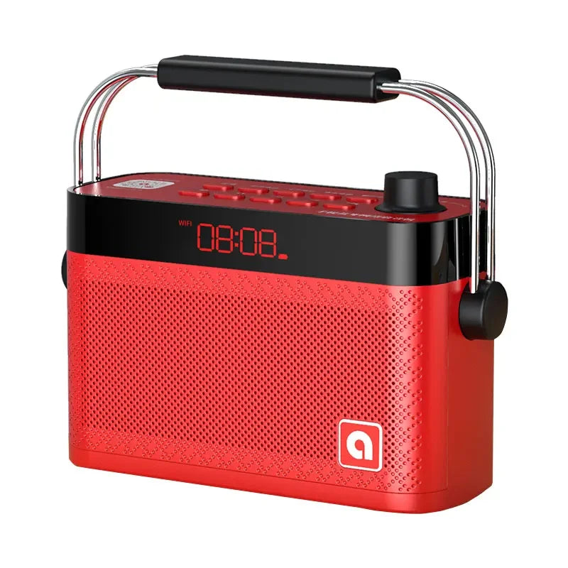 Wireless Sound WiFi Network Broadcast FM Radio Bluetooth 5.0 Speaker TF Card U Disk Hifi Music Player Bass Mp3 Portable Speakers