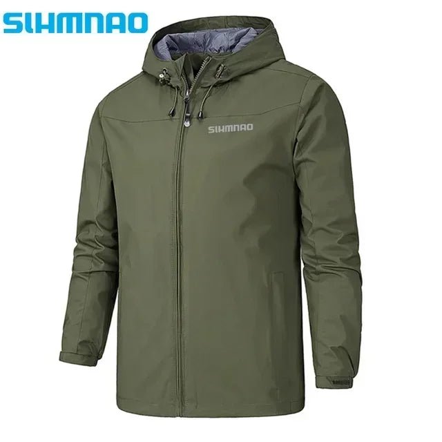 2025Waterproof Fishing Raincoat for Men, Raincoat for Cycling, Windproof Jacket, Mountaineering Clothes, Spring and Autumn Coat