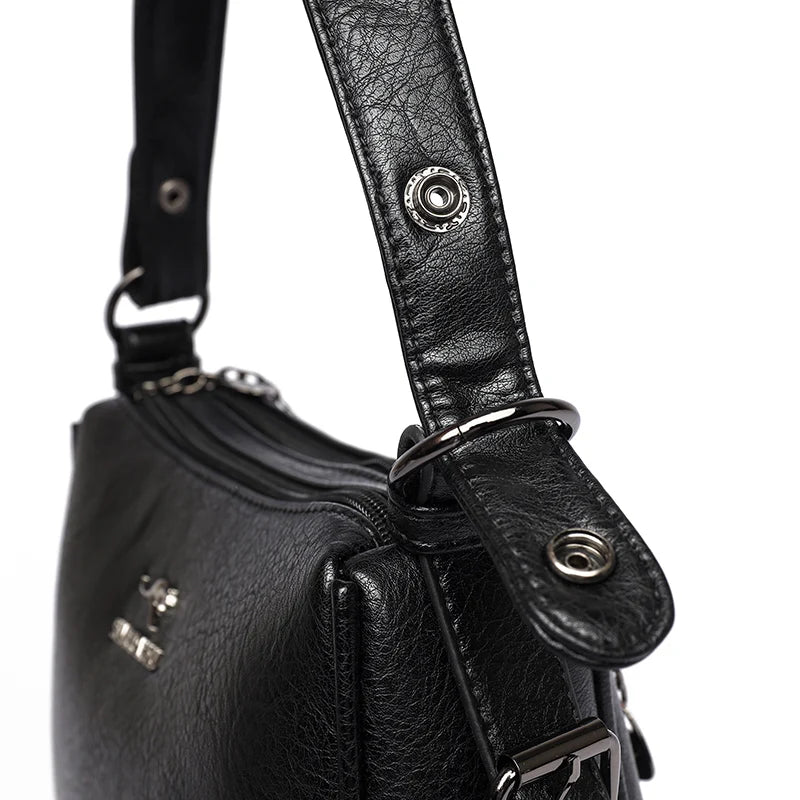 Stylish Durable Luxury 2 Layer Soft Pu Leather Tote Bags Women HandBags Shoulder Bag Crossbody Messanger Bag Female Sac A Main