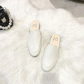Baotou Half Slippers Women Summer Wear Muller Shoes 2025 New Flat Sandals