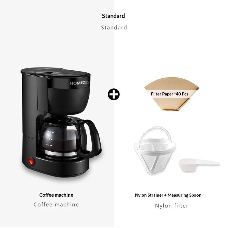 Automatic Espresso Coffee Maker Bean Grinder Milk Frother Fast Heat Compact Home Office Programmable Coffee Makers Black