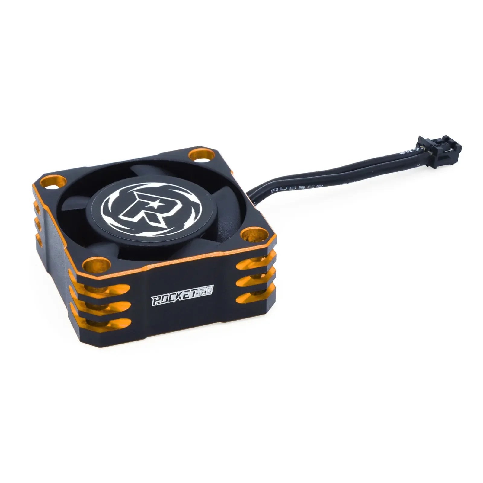 ROCKET-RC 25/30/35/40/50mm Metal Cooling Fan V2 32000/28000/21000/16000/10000RPM for 1/8 1/10 1/12 RC Car 540/550/3650 Motor ESC