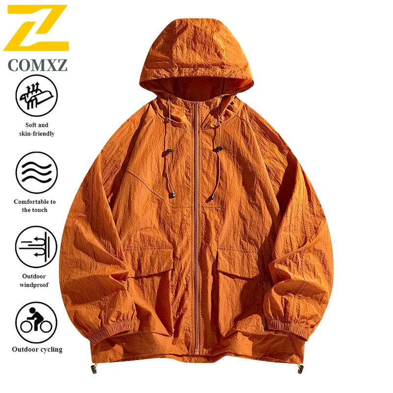 Summer Outdoor UV Protection Jacket UPF50+ Ice Silk Waterproof Skin Coat Ultra Lightweight for Fishing Hiking Camping Travel2025