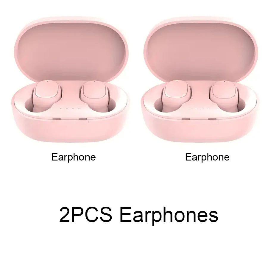 TWS A6S Wireless Bluetooth Headset Earbuds Noice Cancelling Earphone Bluetooth Headphones with Mic for Huawei Xiaomi Redmi