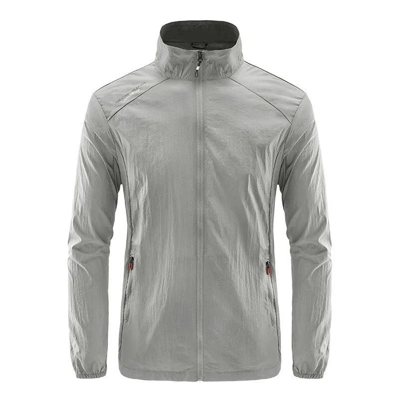 Summer Jackets Men Male Windbreaker Fishing Coats Father Ultrathin Sunscreen Jacket Youth Outerwearing Clohting Traveling Korean