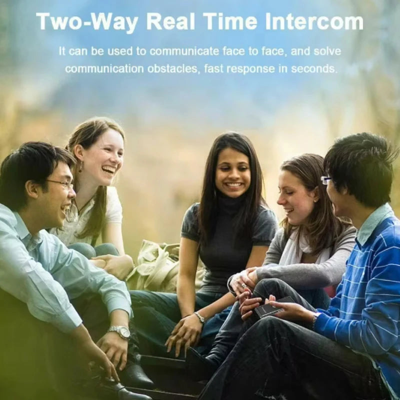 Wireless voice translation 40 languages multi-intelligence instant translation 2 real-time voice translation business travel