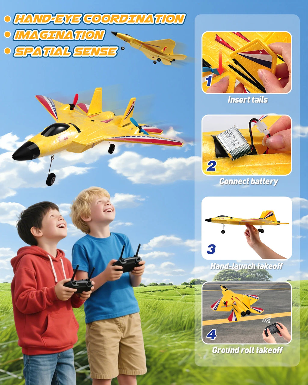 RC Plane SU-27 Aircraft Remote Control Helicopter 2.4G Airplane EPP Foam RC Vertical Plane Children Toys Gifts