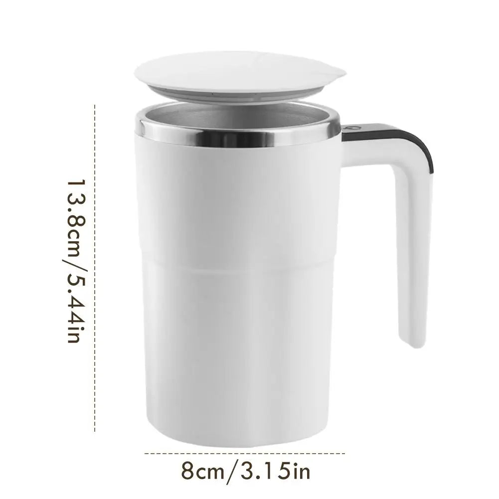 Smart Mixing Cup Electric Magnetic Stirring Cup Temperature Display USB Rechargeable Portable Shaker For Protein Coffee Shake