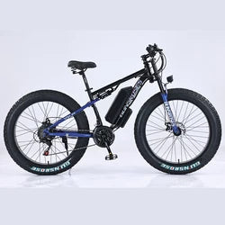 Off-road Mountain commuter E-bike 45 Mph Max Speed 24" Fat Tire Hydraulic Disc Brake Electric Bicycle