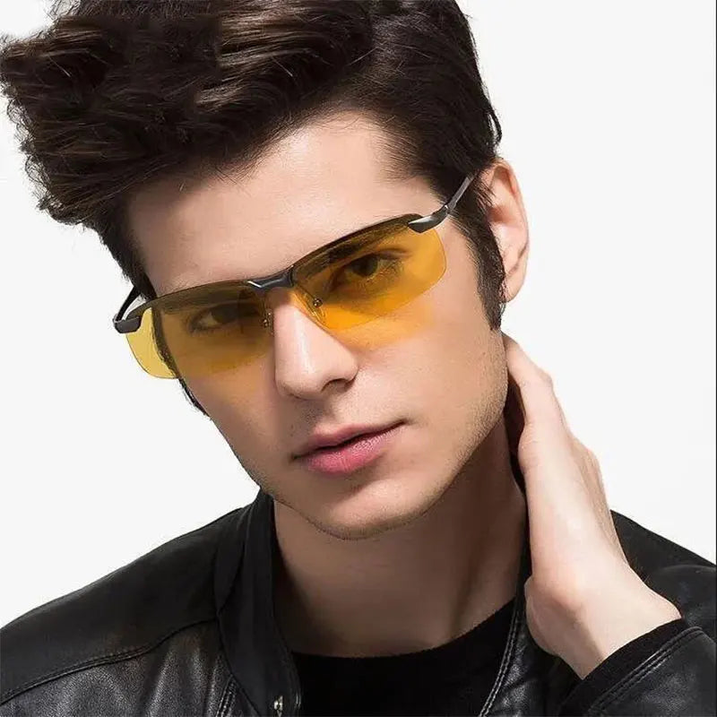 Night Driving Glasses Anti Glare Polarized HD Night Vision Glasses Fashion Driving Cycling Night Vision Glasses for Men Women