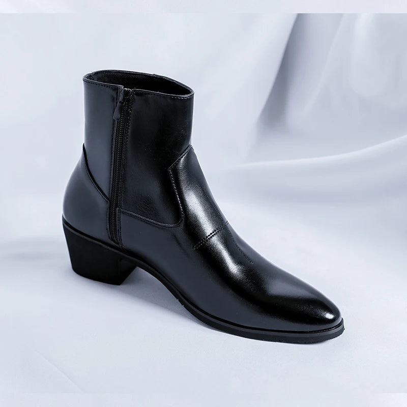 Leather Ankle Boots For Man Genuine Leather Big Size Boots High Quality Designer Casual Formal Outdoor Boots Fashion Business