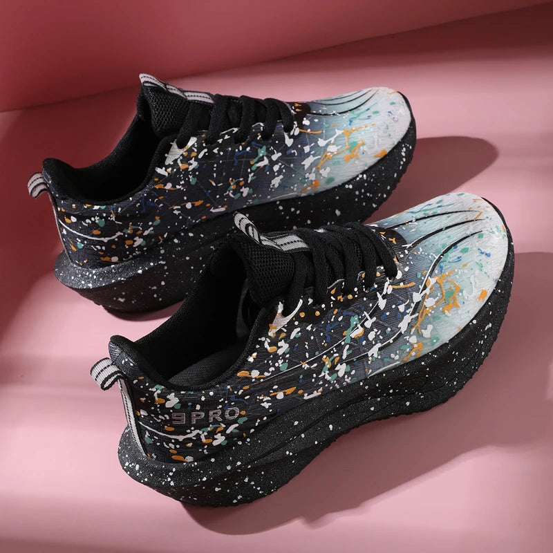 Men's Sneakers Trend Walking Speciality Carbon Board Marathon Sports Shoes Male Running Athletic Nonskid Sneakers﻿ For Women