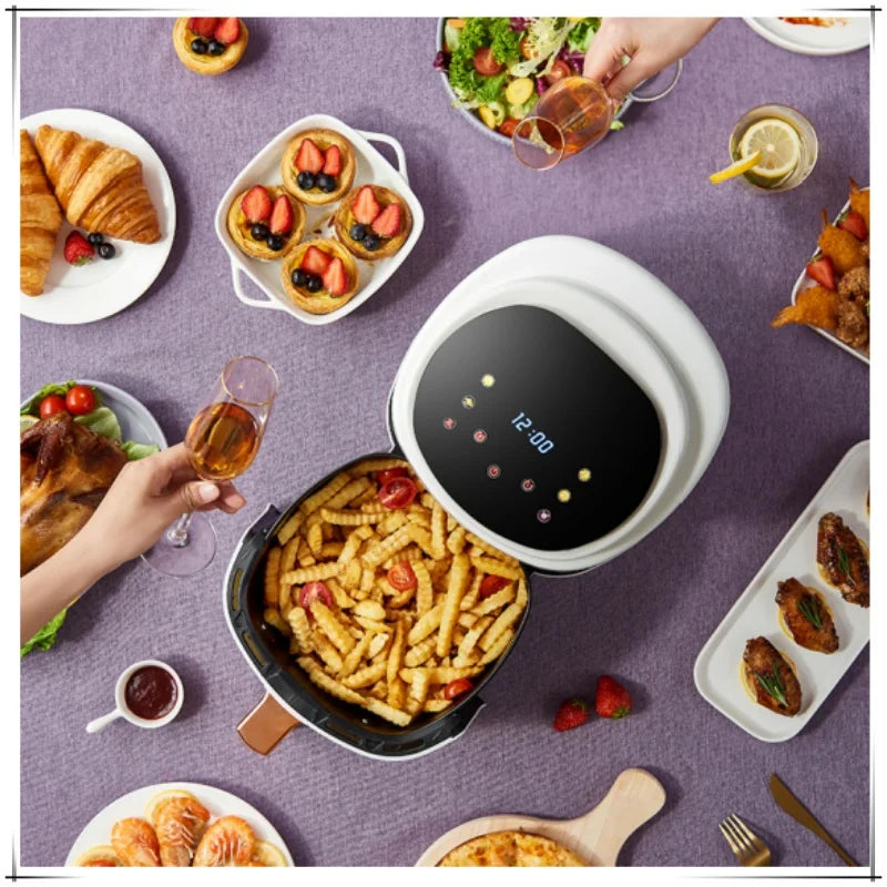 Household air fryer Smart electric fryer French fries machine 6L8L air fryer
