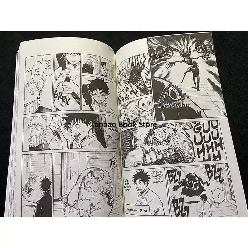 Comic Book 4 Volume Jujutsu Kaisen Japan Youth Teens Fantasy Science Mystery Suspense Manga Comic Book English