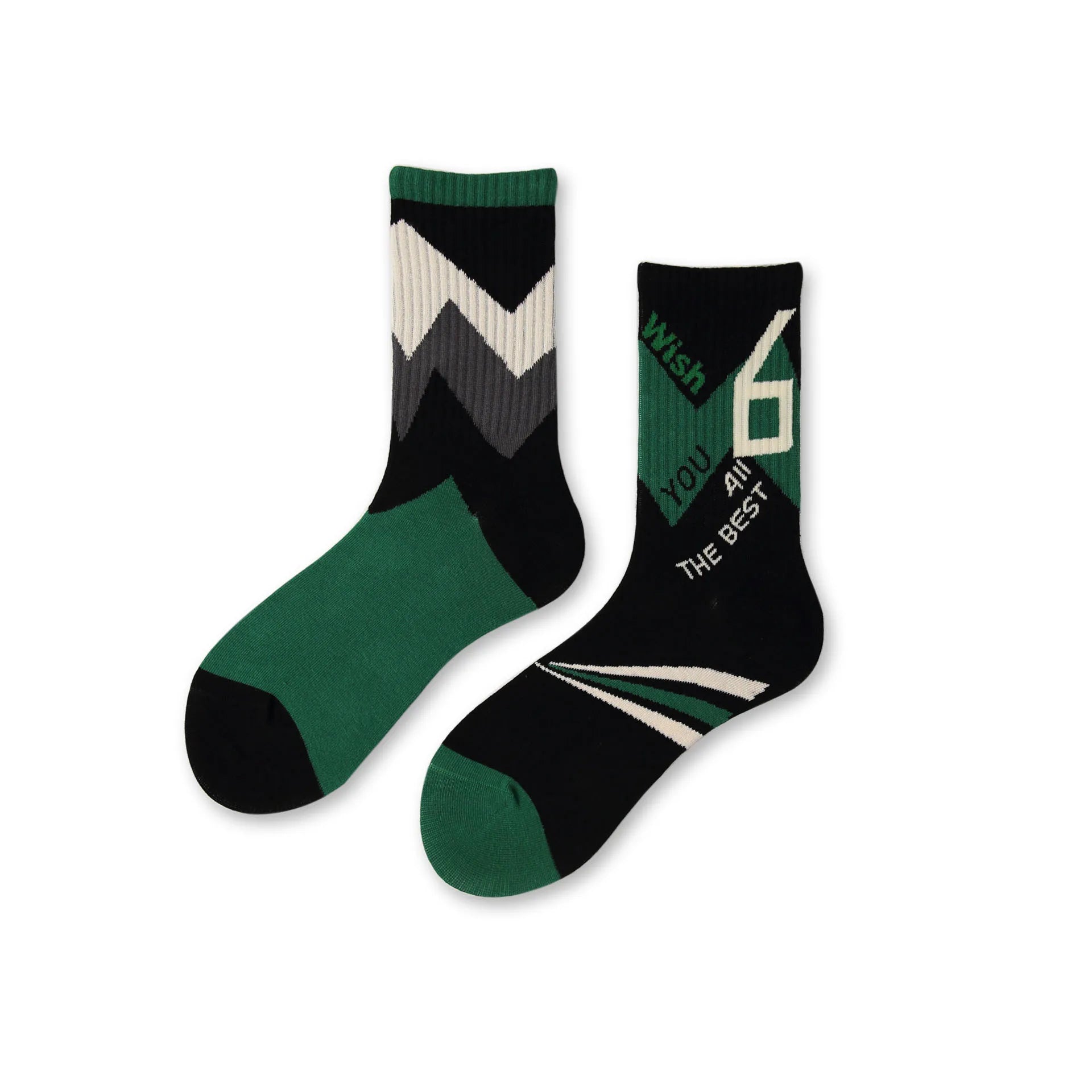 Japanese Korean Style Harajuku Socks Women Combed Cotton Boneless Crew AB Socks Men Street Fashion Trend Sports Couple Socks