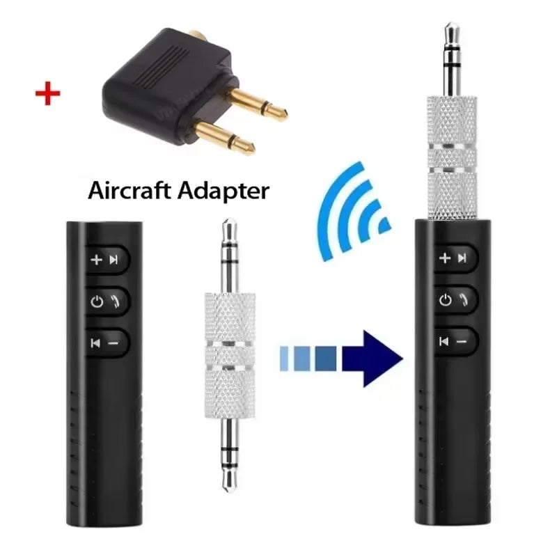 Wireless Adapter Bluetooth Compatible 5.0 Receiver Transmitter 3.5mm Jack For Car Music Audio Aux Headphone Reciever Handsfree