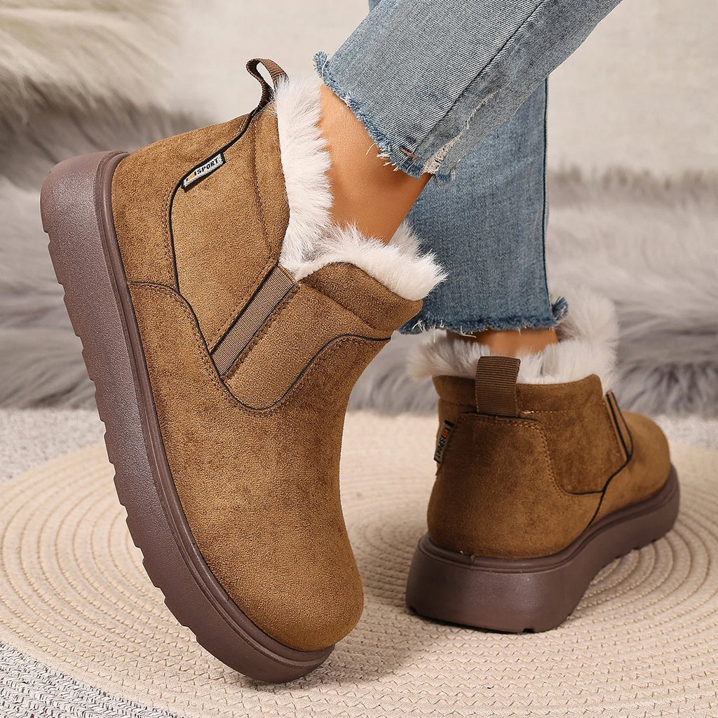 Women's 2025 Winter Cotton Shoes Comfortable and Warm Casual Versatile Thick-Soled Anti-Slip Durable Free Shipping Shoes