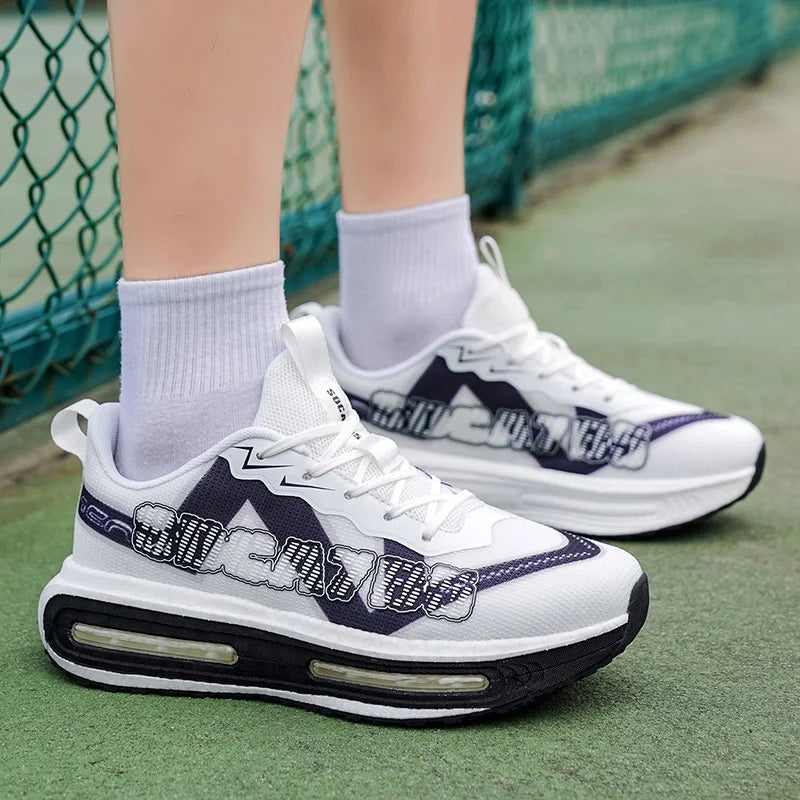 Men's Sneakers - Lightweight Low-Top Design, Cushioned Soles, Suitable for All Occasions, Ideal for Fitness, Jogging, Daily Commuting, and Casual Wear - Minimalist Sports Style (Unisex)