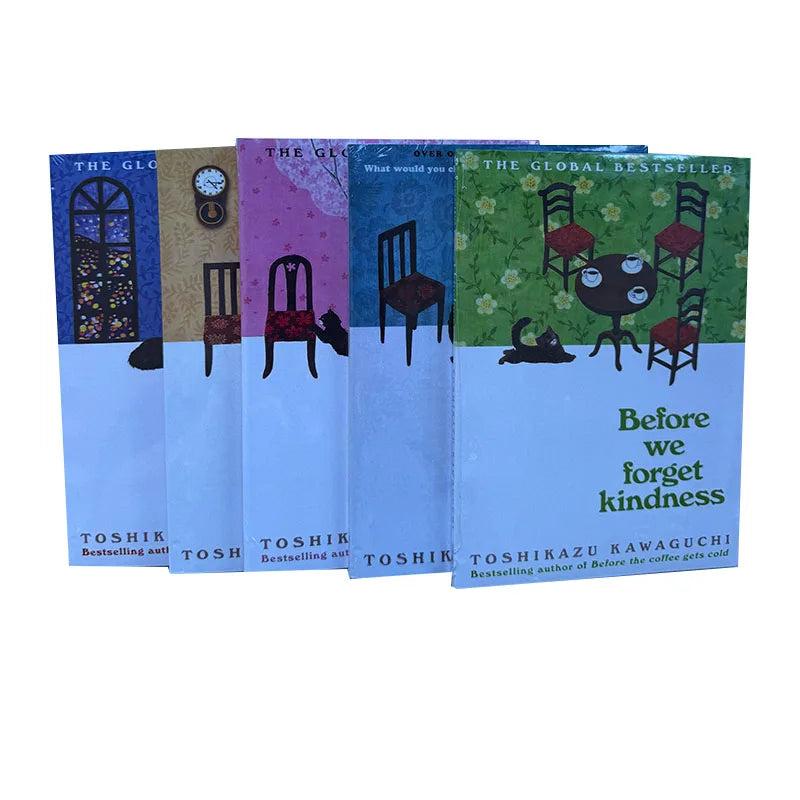 New 5 - Book English Collection: Before We Say Goodbye, The Coffee Gets Cold & Other Captivating Stories