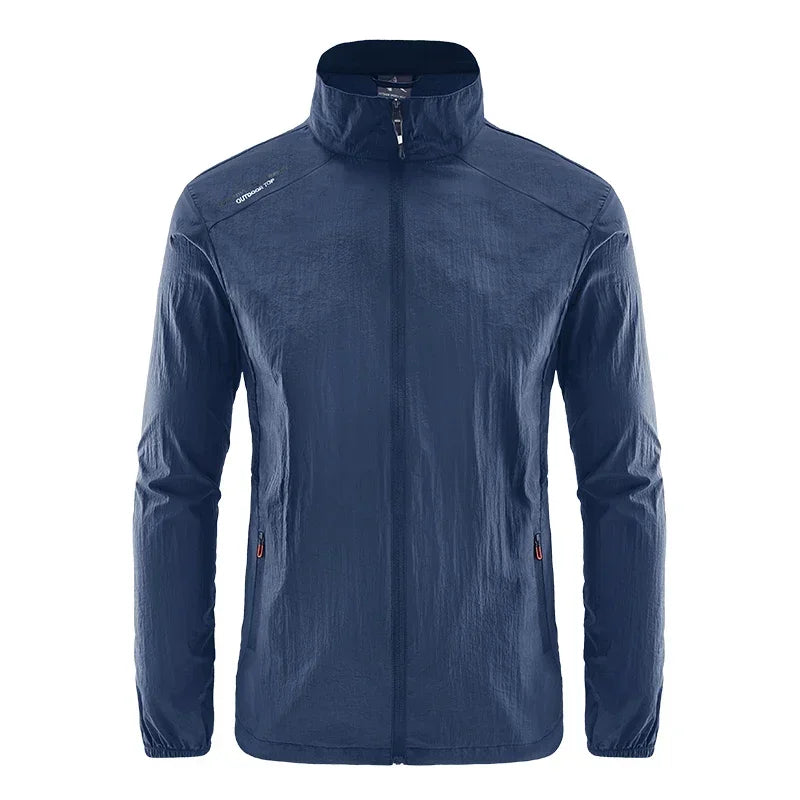 Summer Jackets Men Male Windbreaker Fishing Coats Father Ultrathin Sunscreen Jacket Youth Outerwearing Clohting Traveling Korean