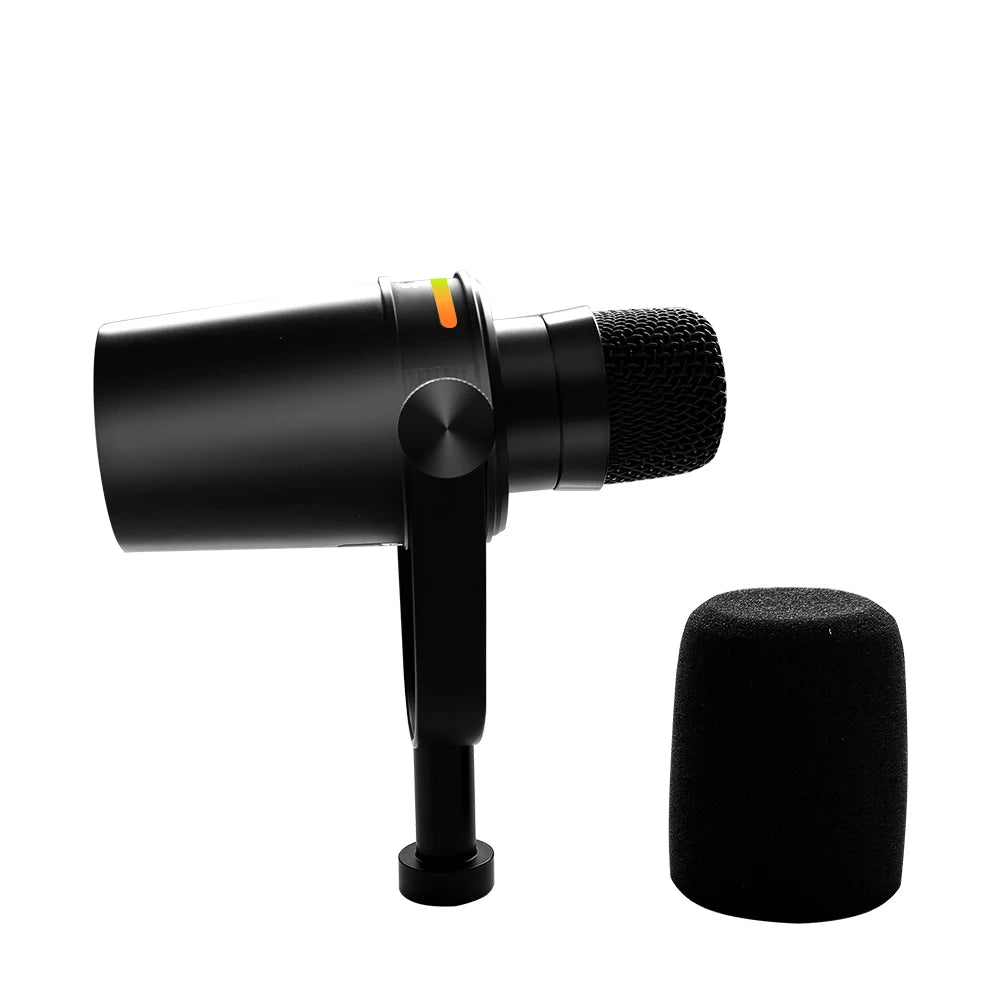 Professional Dynamic Podcast Microphone with Voice Isolation Technology, USB-C/XLR Connectivity for Studio and Streaming